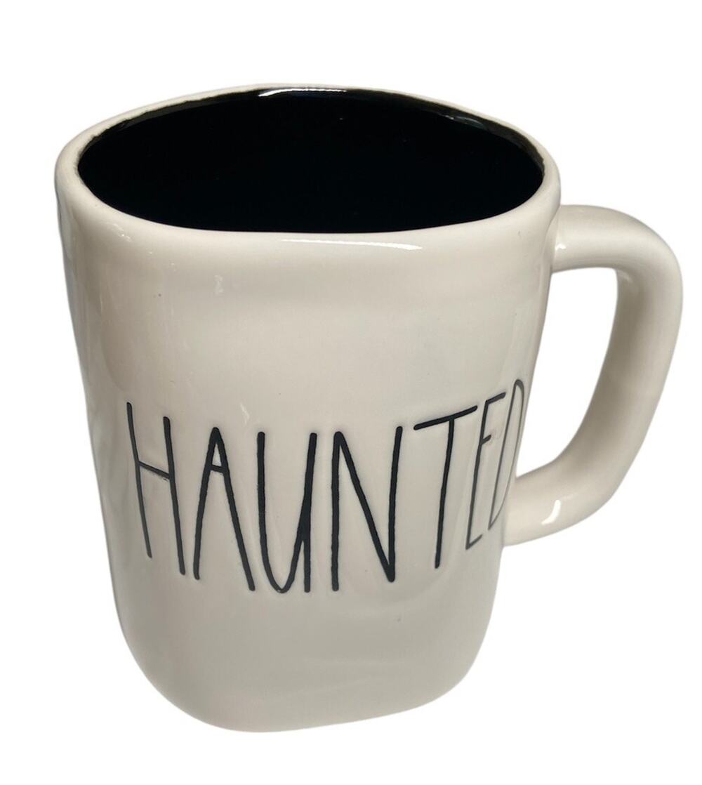 Rae Dunn Haunted Mug Halloween Magenta Artisan